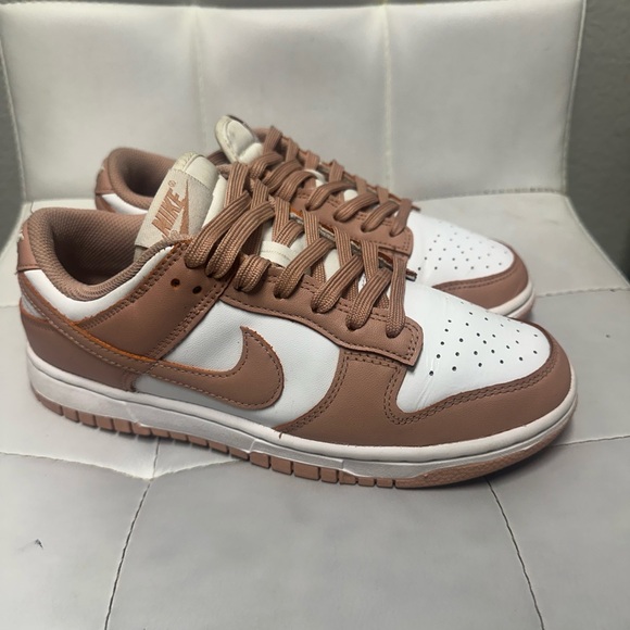 NikeWhite and Brown dunk low woman’s - Picture 2 of 5